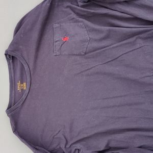 Broken-In Navy Blue Polo Ralph Lauren Long Sleeve Pocket Tee